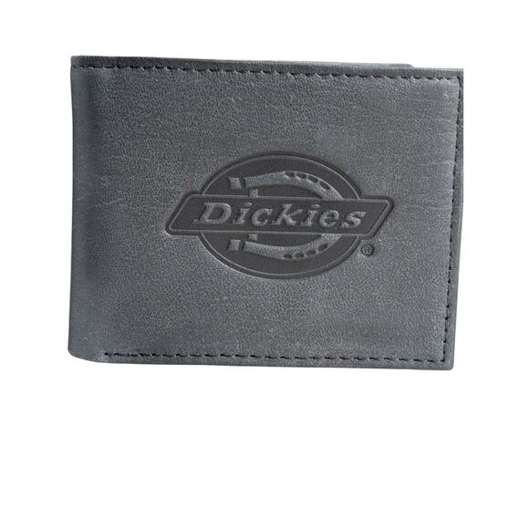 Dickies Genuine Leather Passcase Men's Wallet Black 31D1220003 New Free Shipping - Picture 2 of 7